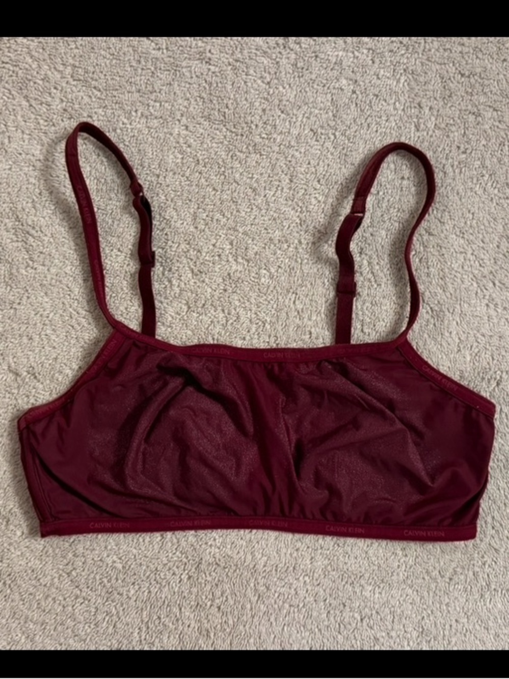 Calvin klein Sheer Marquisette Bralette Wireless Seamless - LG